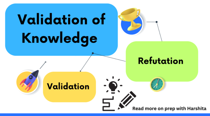 What is the meaning of validation of knowledge Archives - Prep With Harshita